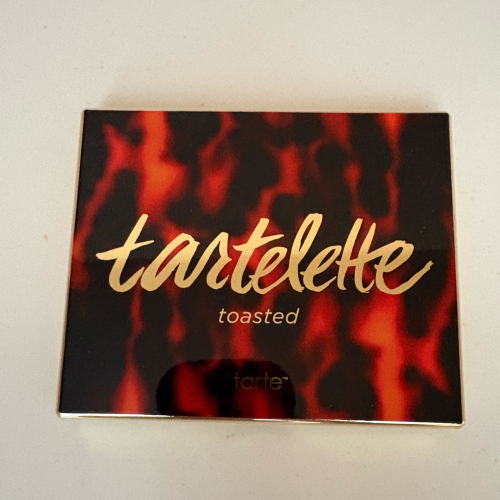 Tarte Tartelette Toasted Palette with Fiery Red and Black Design